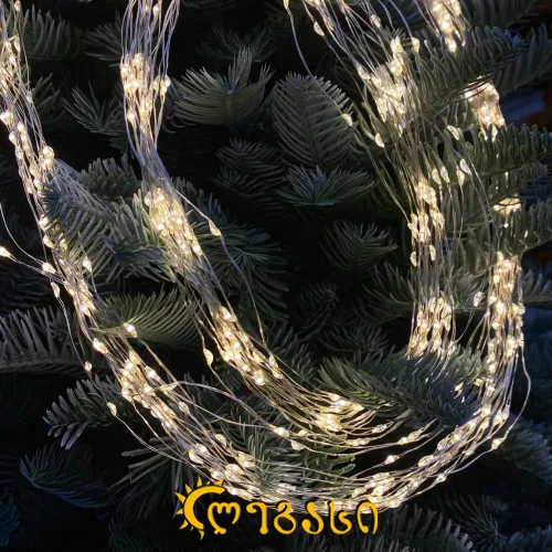 საახალწლო ნაძვის ხის განათება 20 მეტრი (დასაშვები)