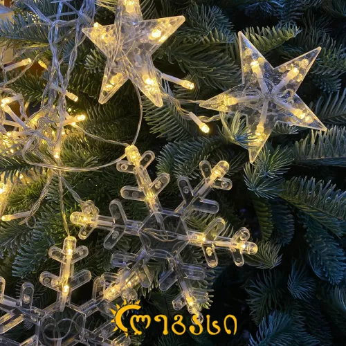 საახალწლო ნაძვის ხის განათება 3 მეტრი (20X10X18)