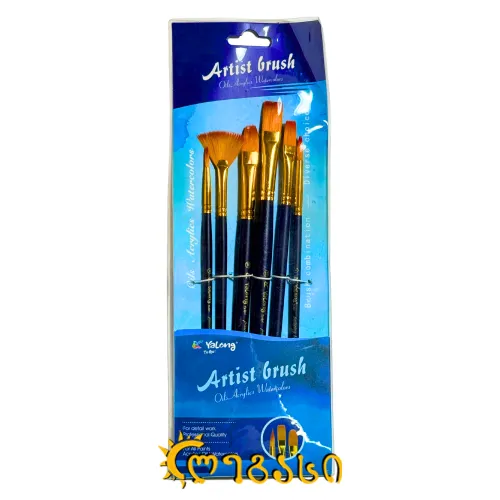 სამხატვრო ფუნჯების ნაკრები (6 ცალი) ARTIST BRUSH