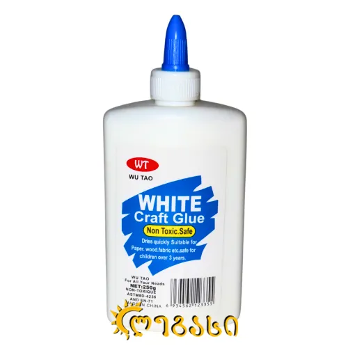 თხევადი წებო (250 გრ) WHITE CRAFT GLUE