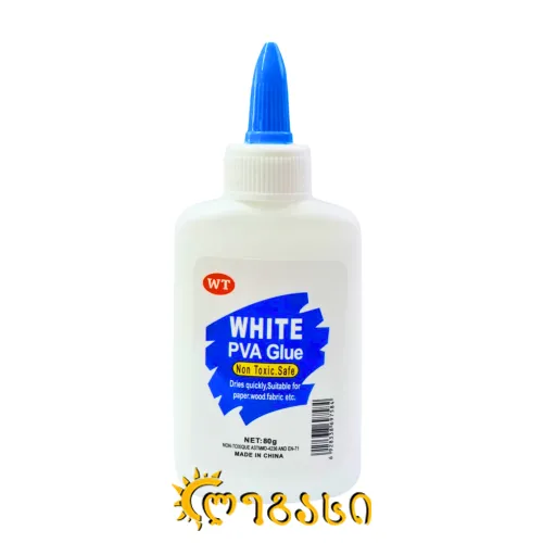 თხევადი წებო (80 გრ) WHITE PVA GLUE