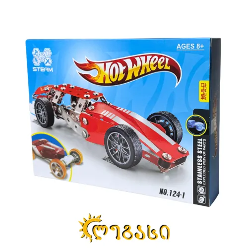 ასაწყობი სათამაშო მანქანა HOT WHEEL: STEAM