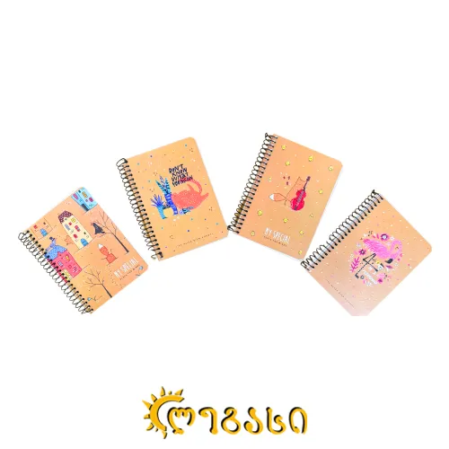 ბლოკნოტი უჯრებიანი A6 (80 ფურცლიანი) 6118K 