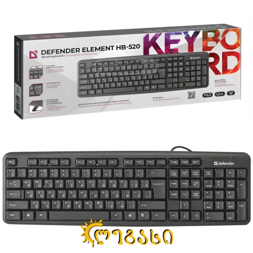 კლავიატურა Focus HB-470 Black, (45470)