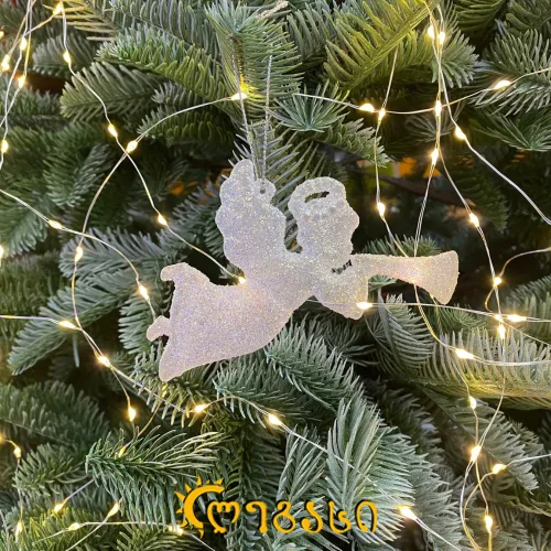 ნაძვის ხის მოსართავი - ანგელოზი (2ც.)