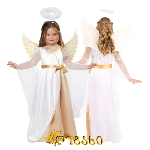 სადღესასწაულო სამოსი (ანგელოზი) კოსტიუმი/ქოსფლეი