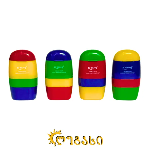 ფანქრის სათლელი + საშლელი