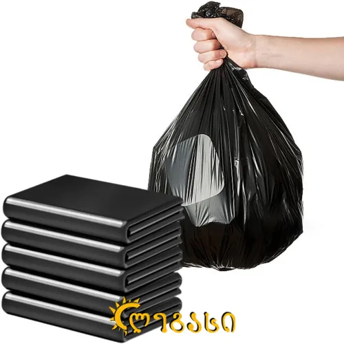 (NICEPLAST) ნაგვის პარკი 10ც*50 (65x80სმ) ლურჯი
