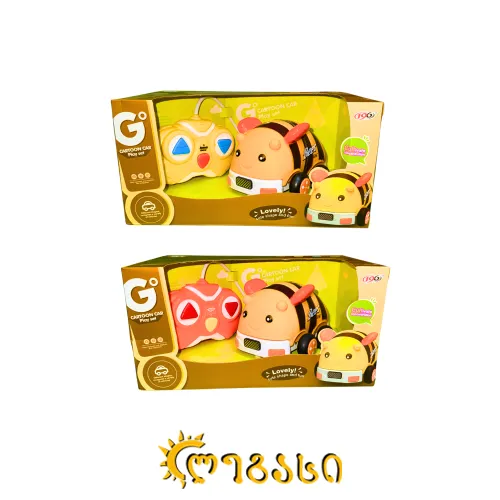 დისტანციურად მართვადი სათამაშო მანქანა CARTOON CAR