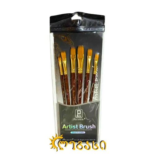სამხატვრო ფუნჯების ნაკრები (6 ცალი) Artist Brush