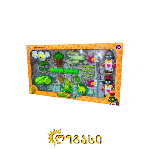 სათამაშო ნაკრები PLANTS VS ZOMBIES