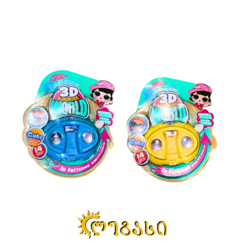 სათამაშო ფოტო კამერა 3D SURPRISE WORLD 
