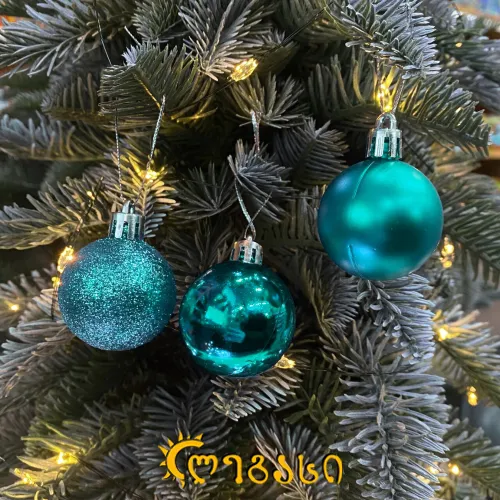 ნაძვის ხის მოსართავი 12ც.