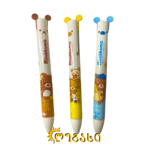 საწერი კალამი 2-ფერიანი