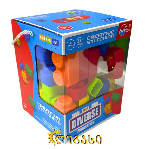 ასაწყობი კუბიკები - Creative Teaching Block