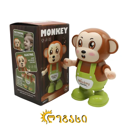 თ2507207 სათამაშო მუსიკალური რობოტი(მაიმუნი)