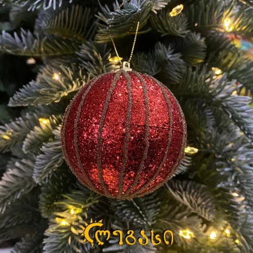 საშობაო დეკორატიული ბურთულა 3ც.