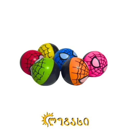 კაუჩუკის ბურთები SPIDER MAN 25-ც