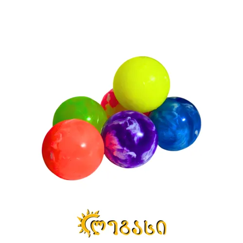 კაუჩუკის ბურთები 25-ც