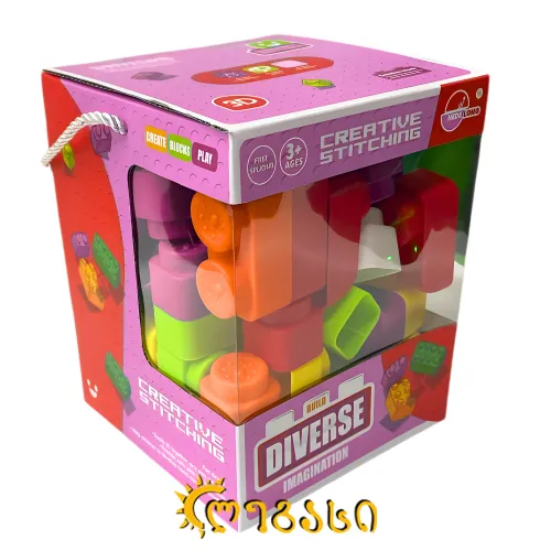 ასაწყობი კუბიკები - Creative Teaching Block