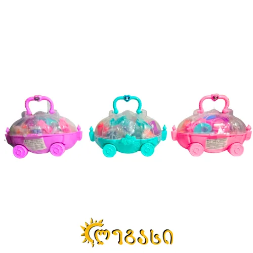 პლასტელინი Play dought საძერწი ფორმებით (18 ფერი)