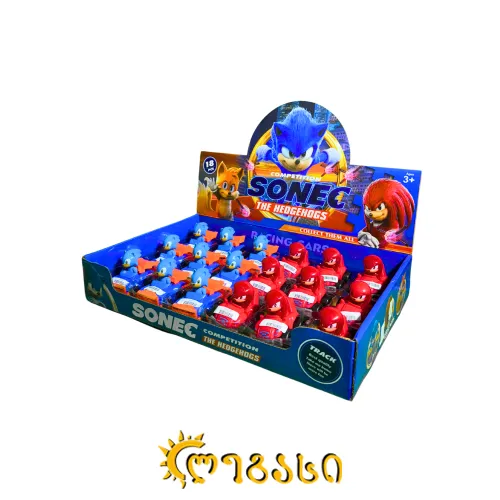 საკოლექციო მანქანები COMPETITION SONIC: THE HEDGEHOGS