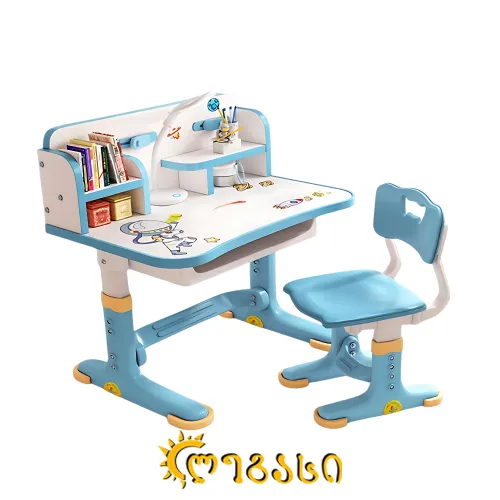 საბავშვო მაგიდა სკამით