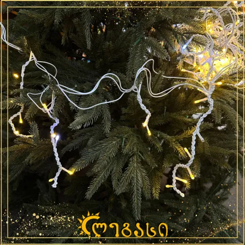 ნაძვის ხის განათება  120-ნათ. 6-მეტ.