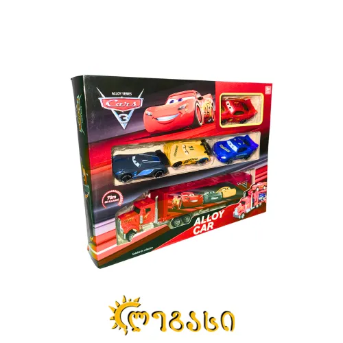 სათამაშო მანქანების ნაკრები ALLOY SERIES (CARS 3)