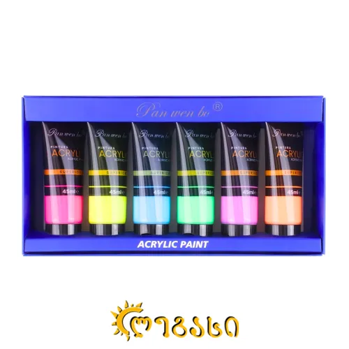 აკრილი (6 ფერი) ACRYLIC PAINT