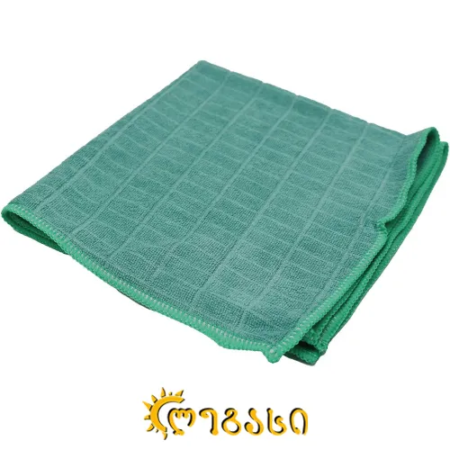 მიკროფიბრი საწმენდი ტილო  40*40 მწვანე   4860007490831