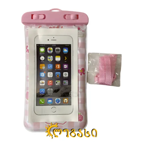 საცურაო ჩანთა მობილურის 21*11სმ.