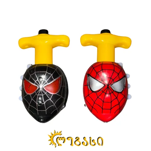 ბზრიალა FLASHING TOP - SPIDER MAN