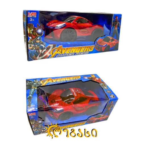 თ2506444 დისტანციურად მართვადი მანქანა სპაიდერმენის 10*24CM