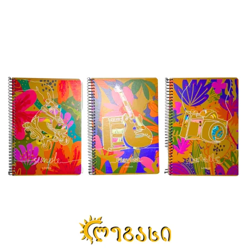 ბლოკნოტი უჯრებიანი A5 (96 ფურცლიანი)  6102K Student WD-V Kraft (3)