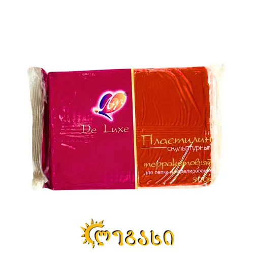 სკულპტურული პლასტელინი DE LUXE (300 გრ)