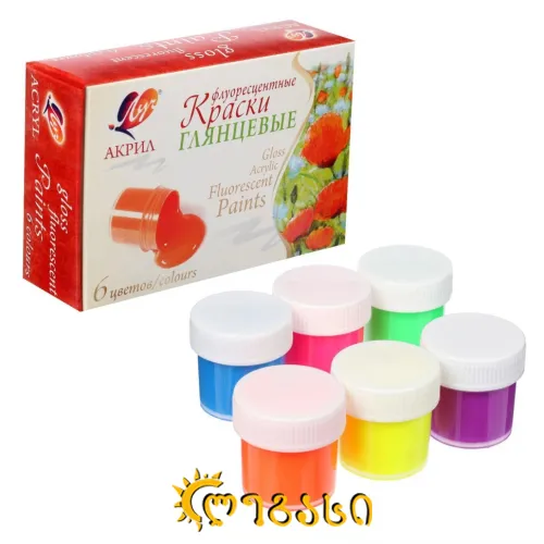 აკრილი (6 ფერი) Luch(ფლუორესცენტული)