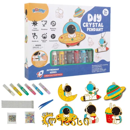 თ1805356 გასაფერადებელი ბრელოკი (კოსმოსი)