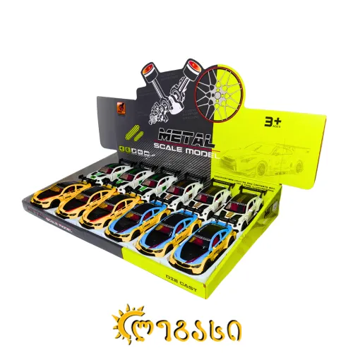საკოლექციო რკინის მანქანები METAL SCALE MODEL 