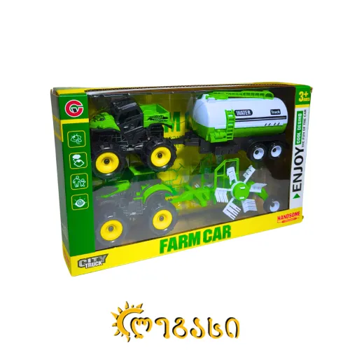 სათამაშო მანქანების ნაკრები FARM CAR