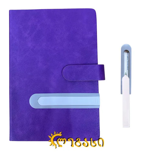 ბლოკნოტი კალმით