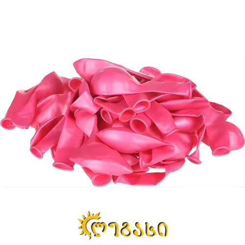 გასაბერი ბუშტი (ვარდისფერი)