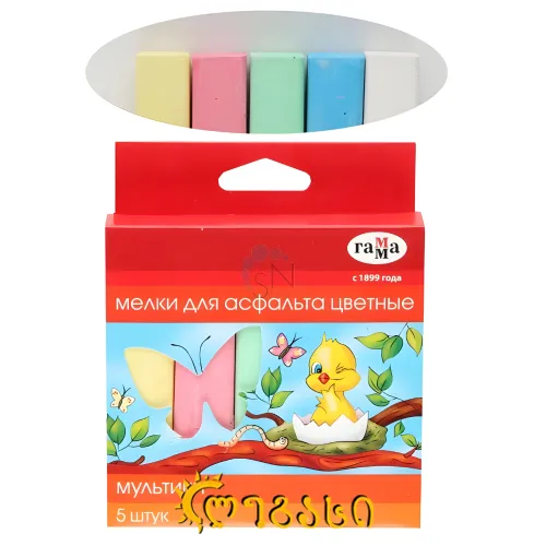 ცარცი ფერადი 5ც."Мультики" ГАММА