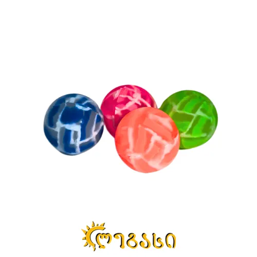 კაუჩუკის ბურთები 25-ც