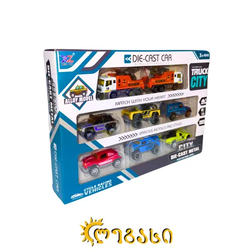 საკოლექციო მანქანების ნაკრები CYCLE RACING VEHICLES