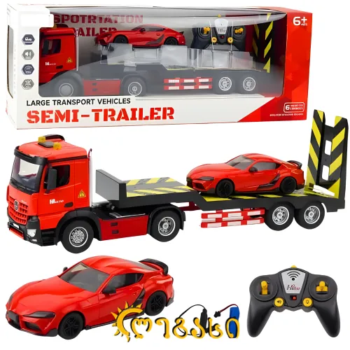 თ2502035 დისტანციურად მართვადი მანქანა ტრალერი