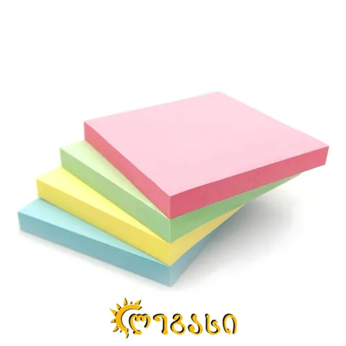 წებოვანი ფურცელი მაგიდის ფერადი 400-ც.