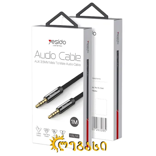Yesido YAU14 3.5mm AUX აუდიო კაბელი – 1 მ