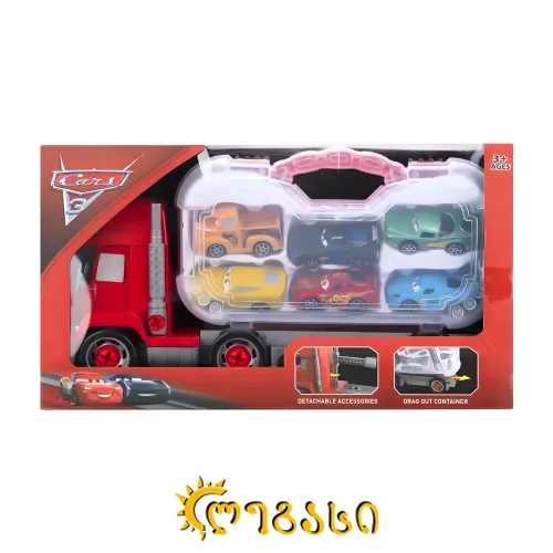 თ2506439 პლასმასის მანქანების ნაკრები მაქვინის