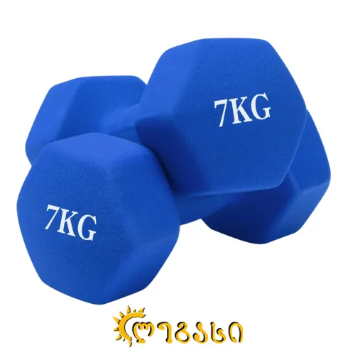 სავარჯიშო ჰანტელი 7-კგ ცალი